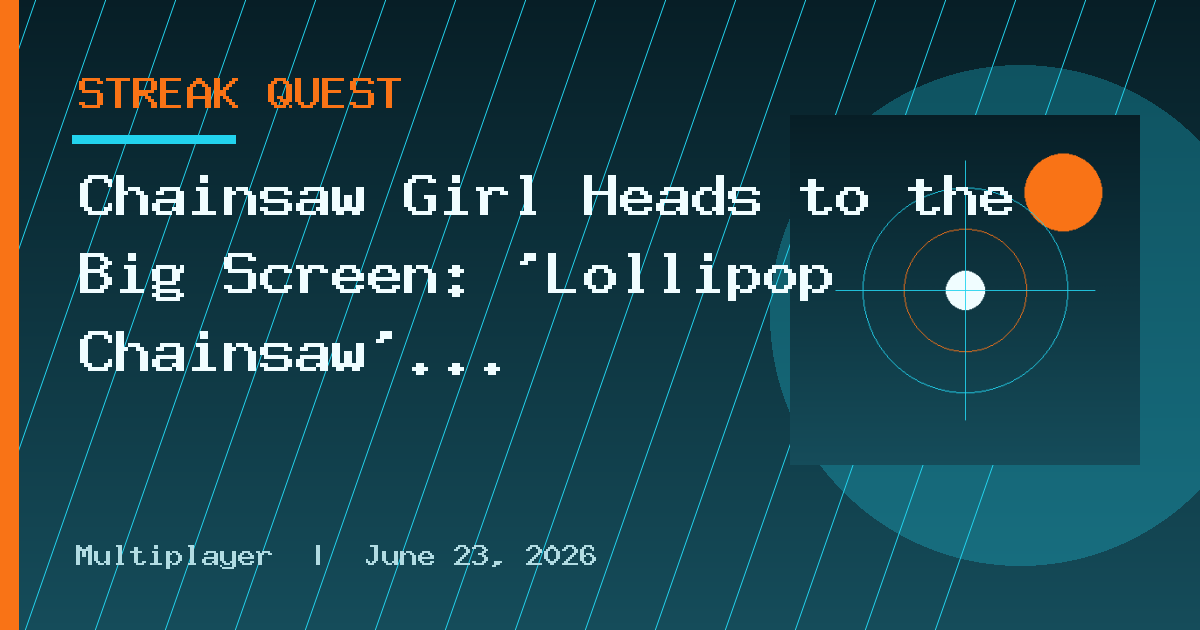 Chainsaw Girl Heads to the Big Screen: 'Lollipop Chainsaw' Live-Action Film