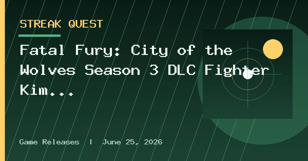 Fatal Fury: City of the Wolves Season 3 DLC Fighter Kim Kaphwan Launches