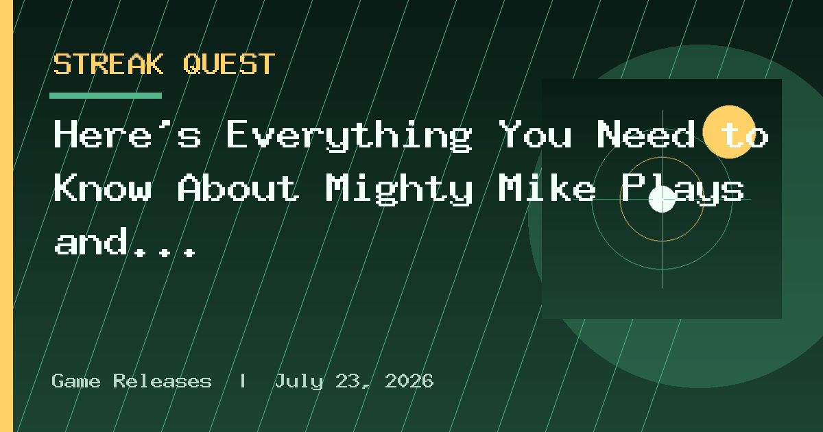 Here's Everything You Need to Know About Mighty Mike Plays and the $118,000 He
