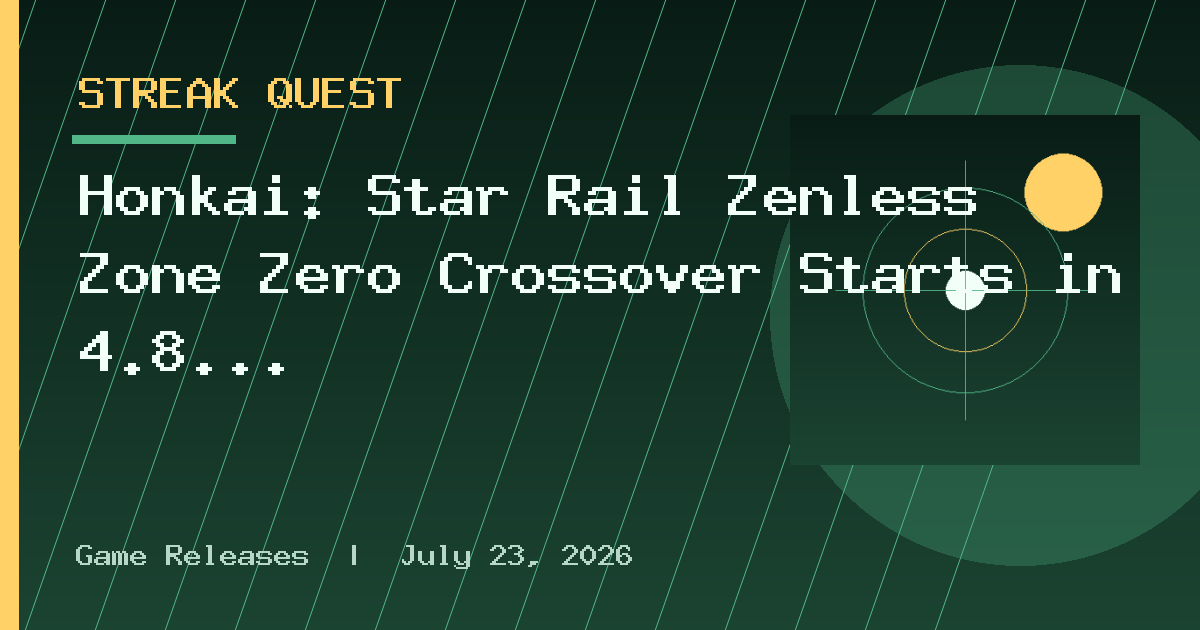 Honkai: Star Rail Zenless Zone Zero Crossover Starts in 4.8