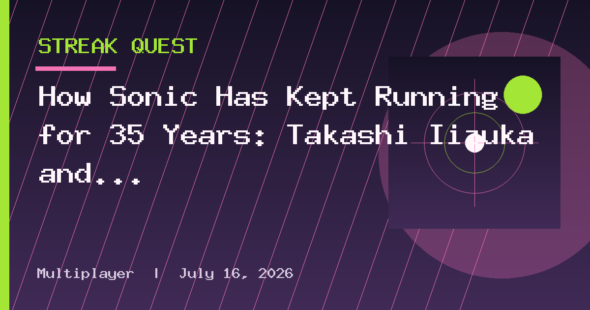 How Sonic Has Kept Running for 35 Years: Takashi Iizuka and Kazuyuki Hoshino
