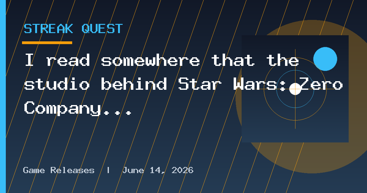 I read somewhere that the studio behind Star Wars: Zero Company furloughed part