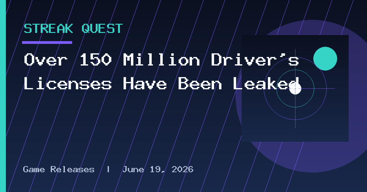 Over 150 Million Driver's Licenses Have Been Leaked