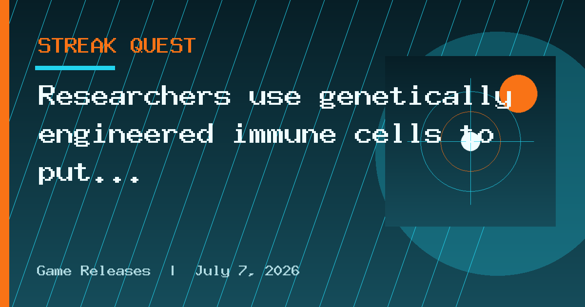 Researchers use genetically engineered immune cells to put a child's metastatic