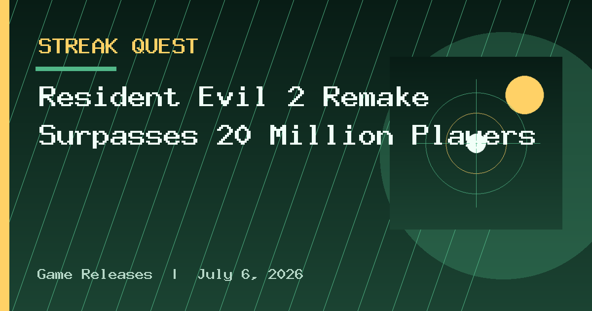 Resident Evil 2 Remake Surpasses 20 Million Players